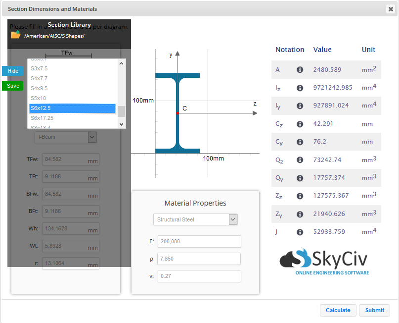 Free Online Truss Calculator | SkyCiv Cloud Engineering Software