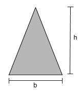 sección triangular para centroide