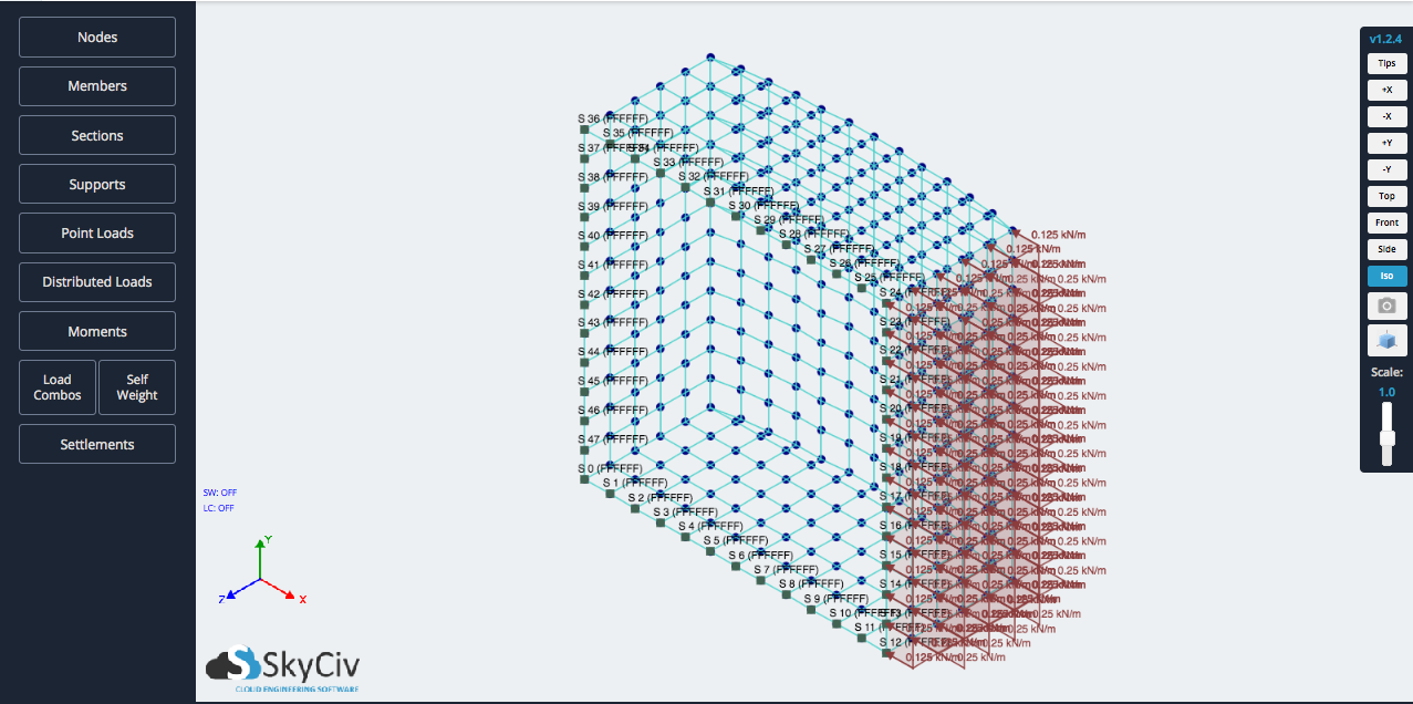 SkyCiv Cloud Structural Analysis Software – Arch Frame