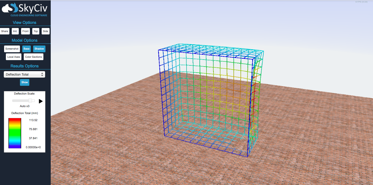 SkyCiv Cloud Structural Analysis Software – Arch Frame