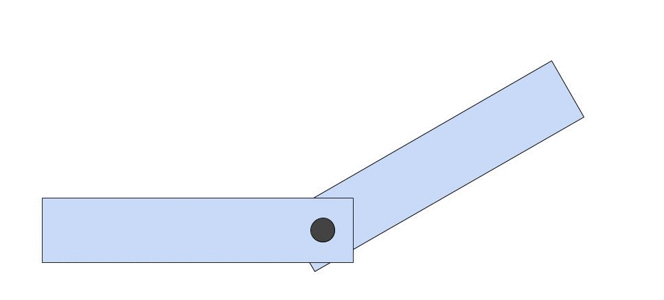 Como modelar uma junta ou conexão de dobradiça