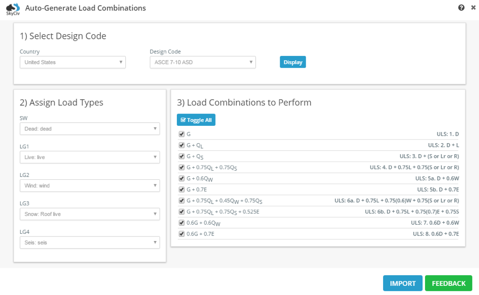  structurele analyse belastingscombinaties