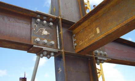 connecting steel beams - flange plate
