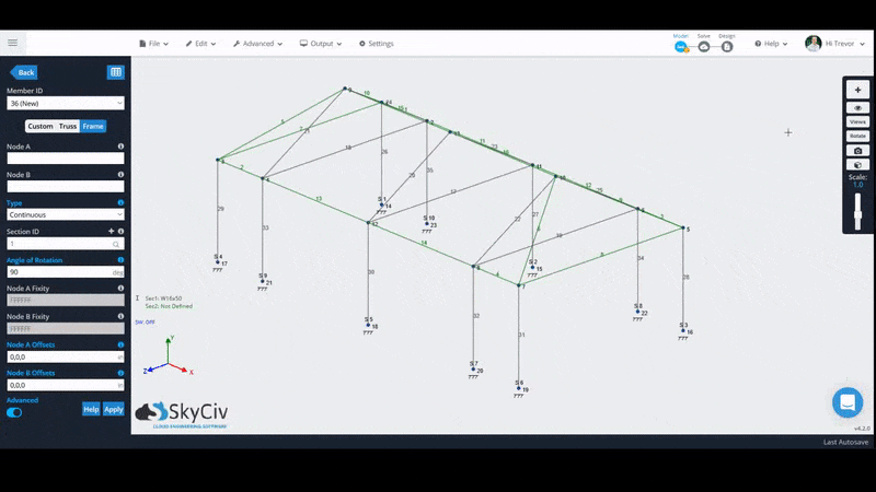 3d Mitglieder auf Hover