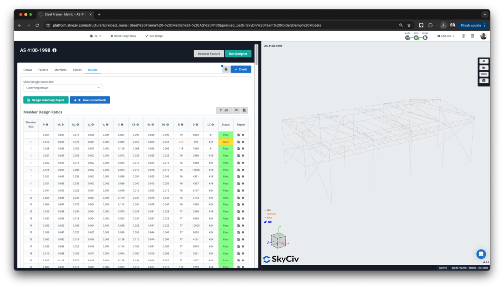 as-4100-2020-s3d-design-software-skyciv AISC 360 Steel Structure Design Software, aisc steel connection design software