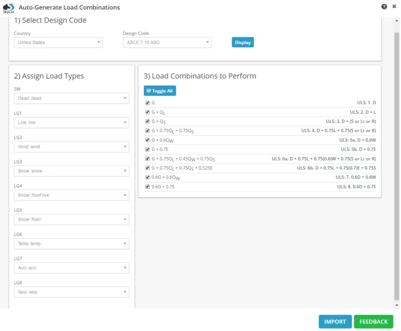 asce load combinations