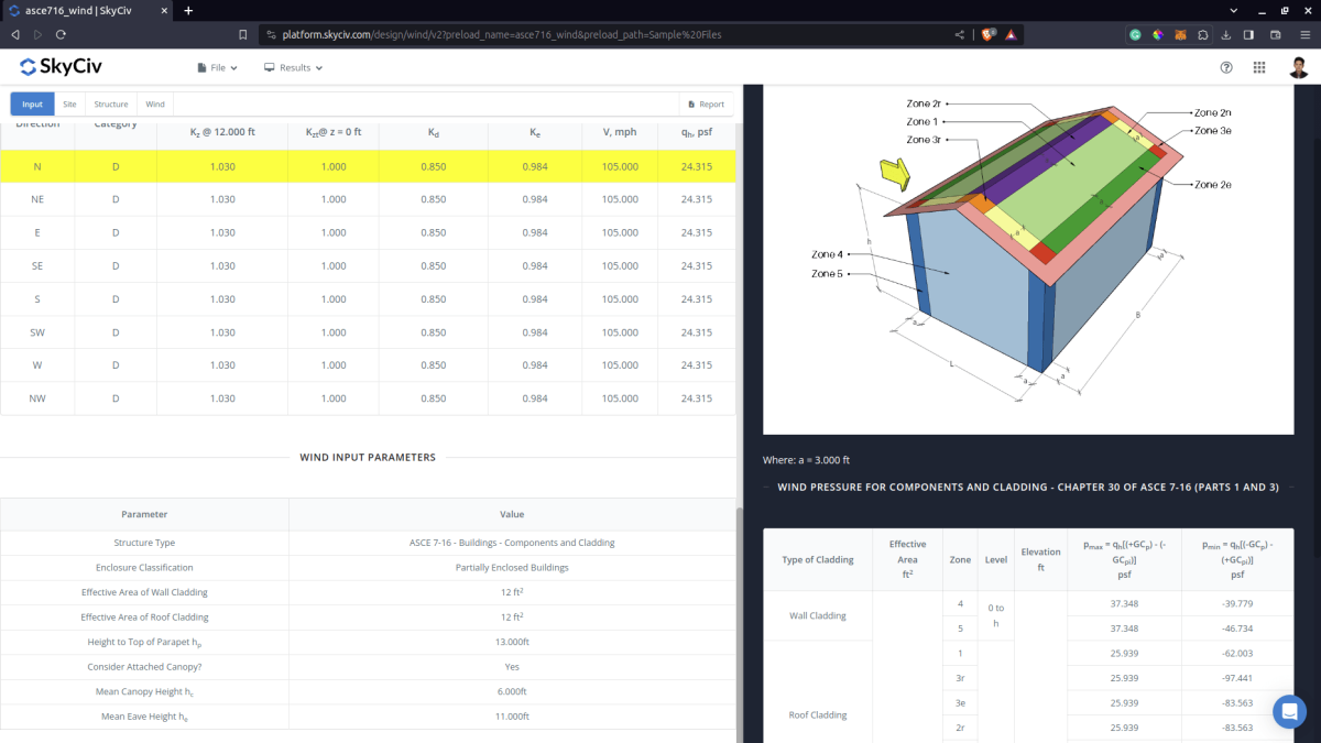 ASCE 7 Wind Load Calculations For Buildings | SkyCiv Engineering