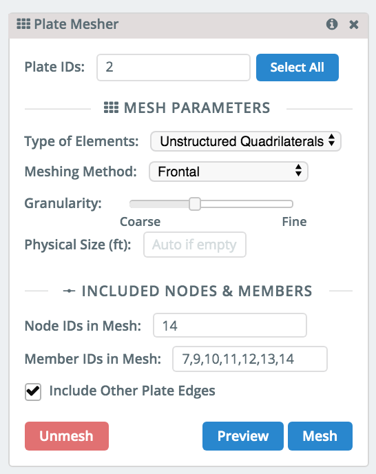 mesher-settings-skyciv-yapısal-analiz