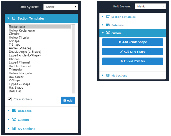 Η πρόσβαση στο GSD γίνεται μέσω του Section Builder μέσα από τον Πίνακα ελέγχου