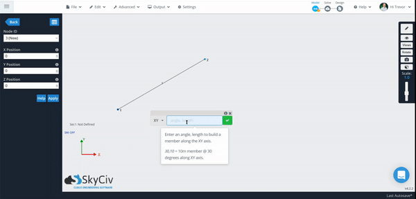 Model sneller, SkyCiv, Online engineering, Cloud Engineering Software, Relatief model