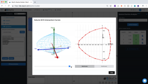 M-N interaction curve skyciv reinforced concrete design software