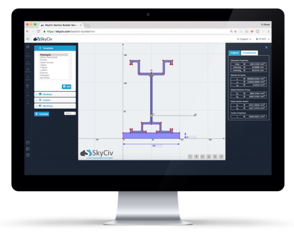 SkyCiv Section Builder | SkyCiv