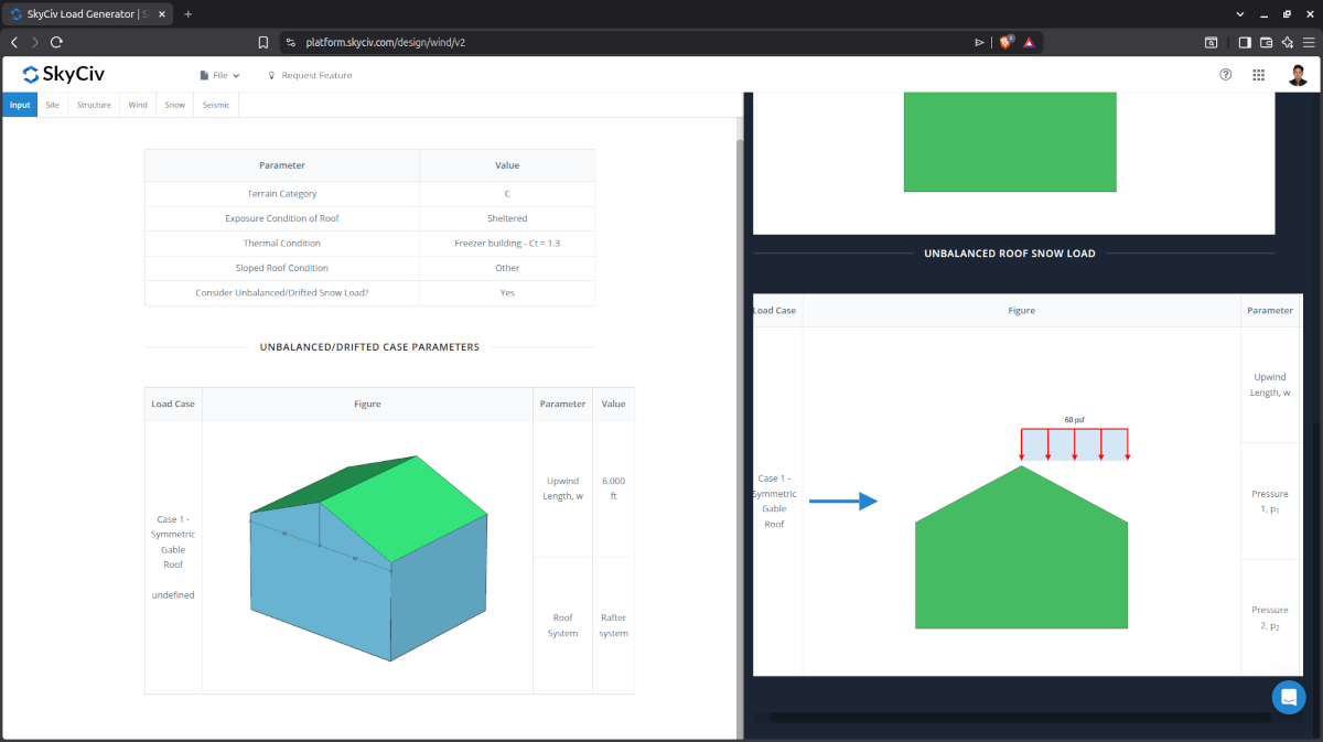 Schneeergebnisse des Generators laden