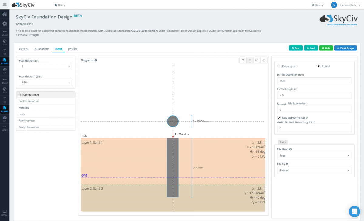 A Brief Guide On Pile Foundation Design | SkyCiv Engineering