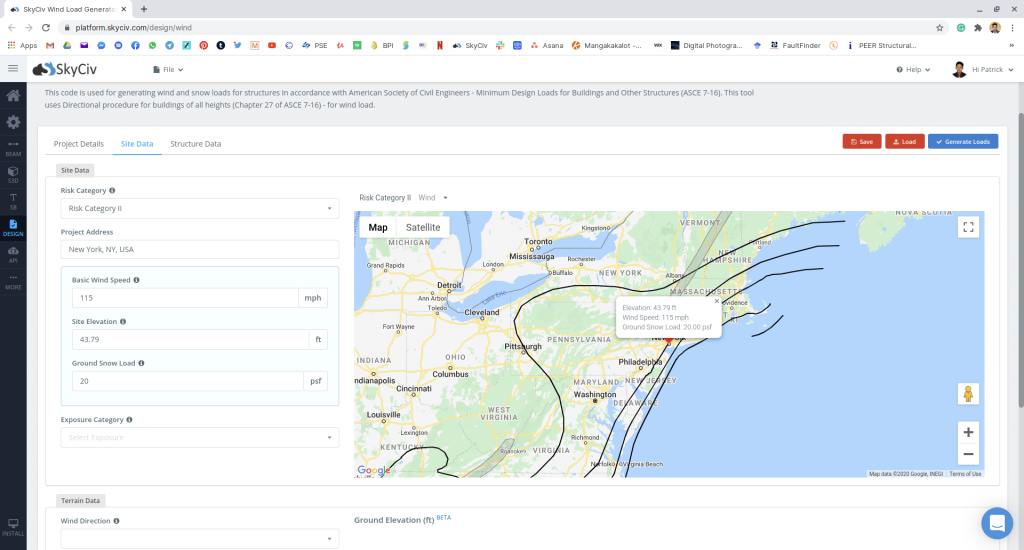 Wind Map By Zip Code Wind Speed Map | Skyciv Cloud Structural Analysis Software