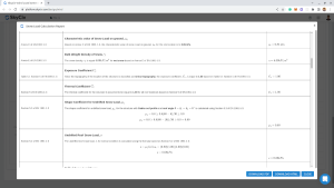 Detailed snow load calculation report