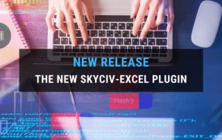 Anuncio del nuevo complemento SkyCiv para Excel