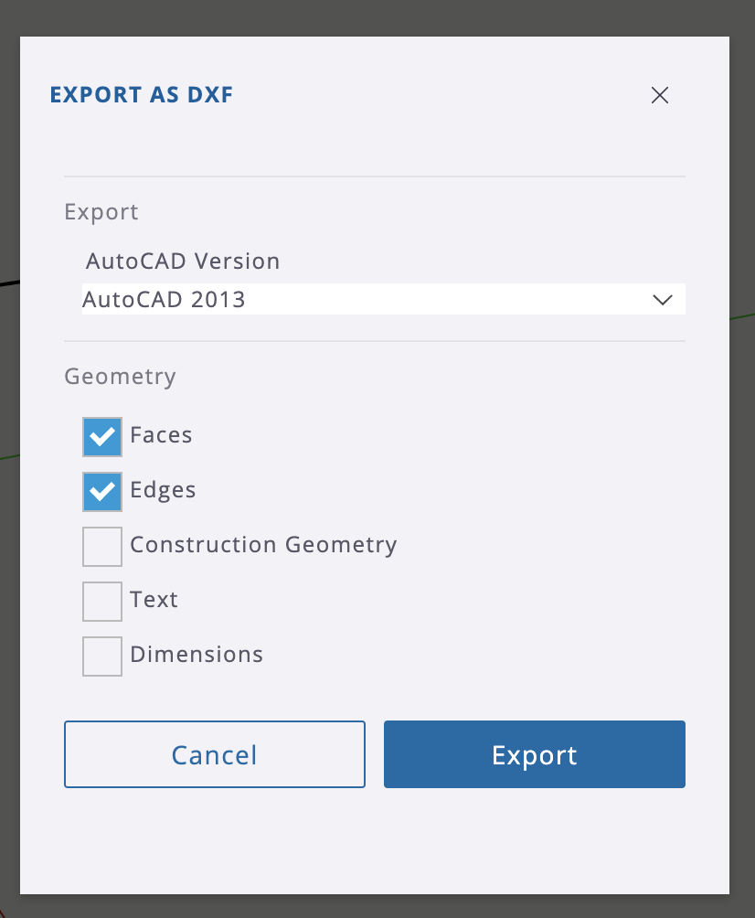 sketchup version 16 export type step