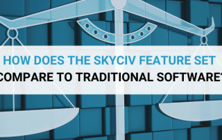 Como o SkyCiv se compara a outro software de engenharia estrutural