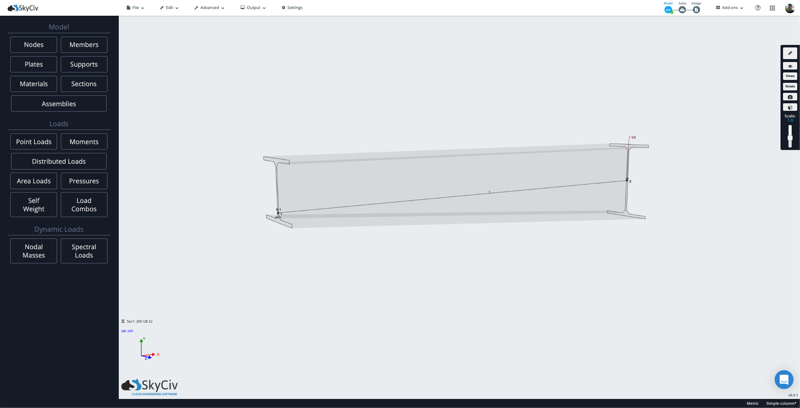 tapered sections in S3D