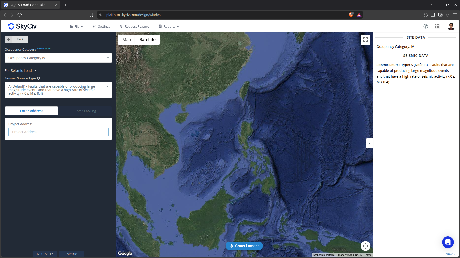 NSCP 2015 Site Data UI