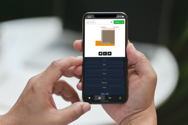 SkyCiv Retaining Wall Mobile Screenshot