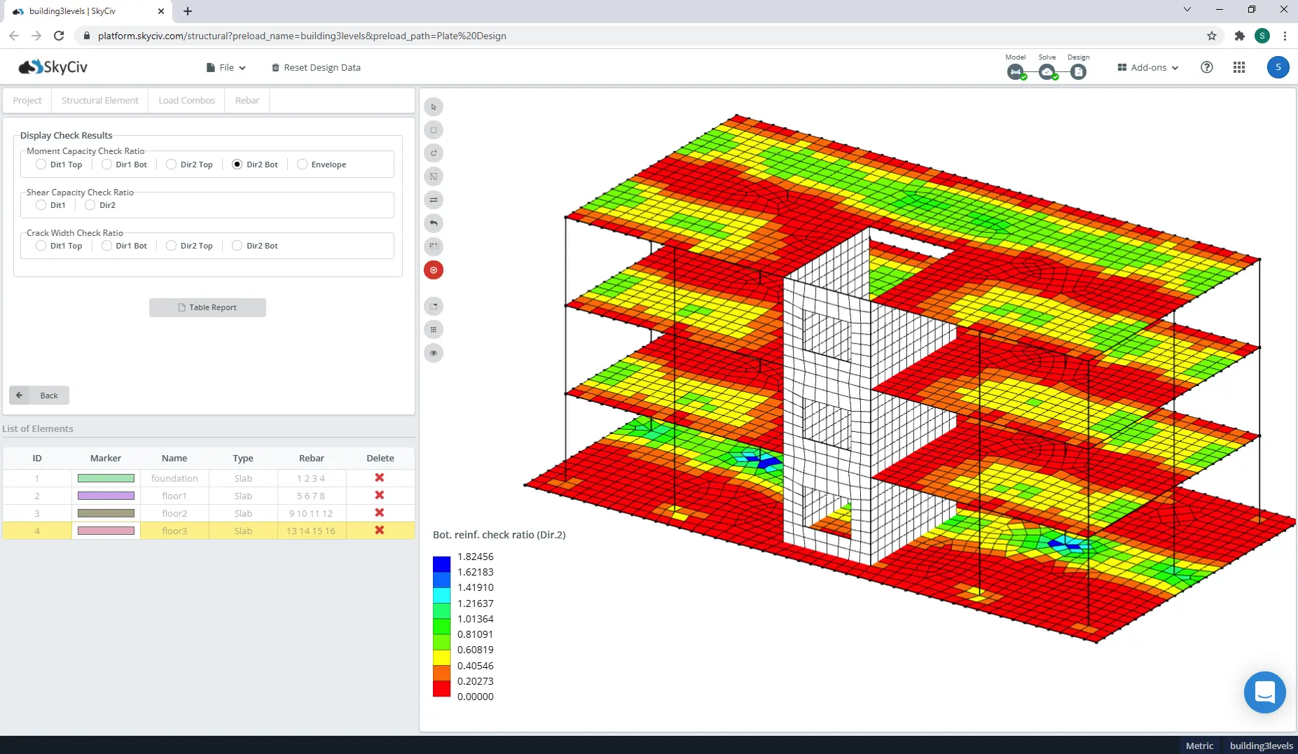 concrete wall and slab design software online cloud