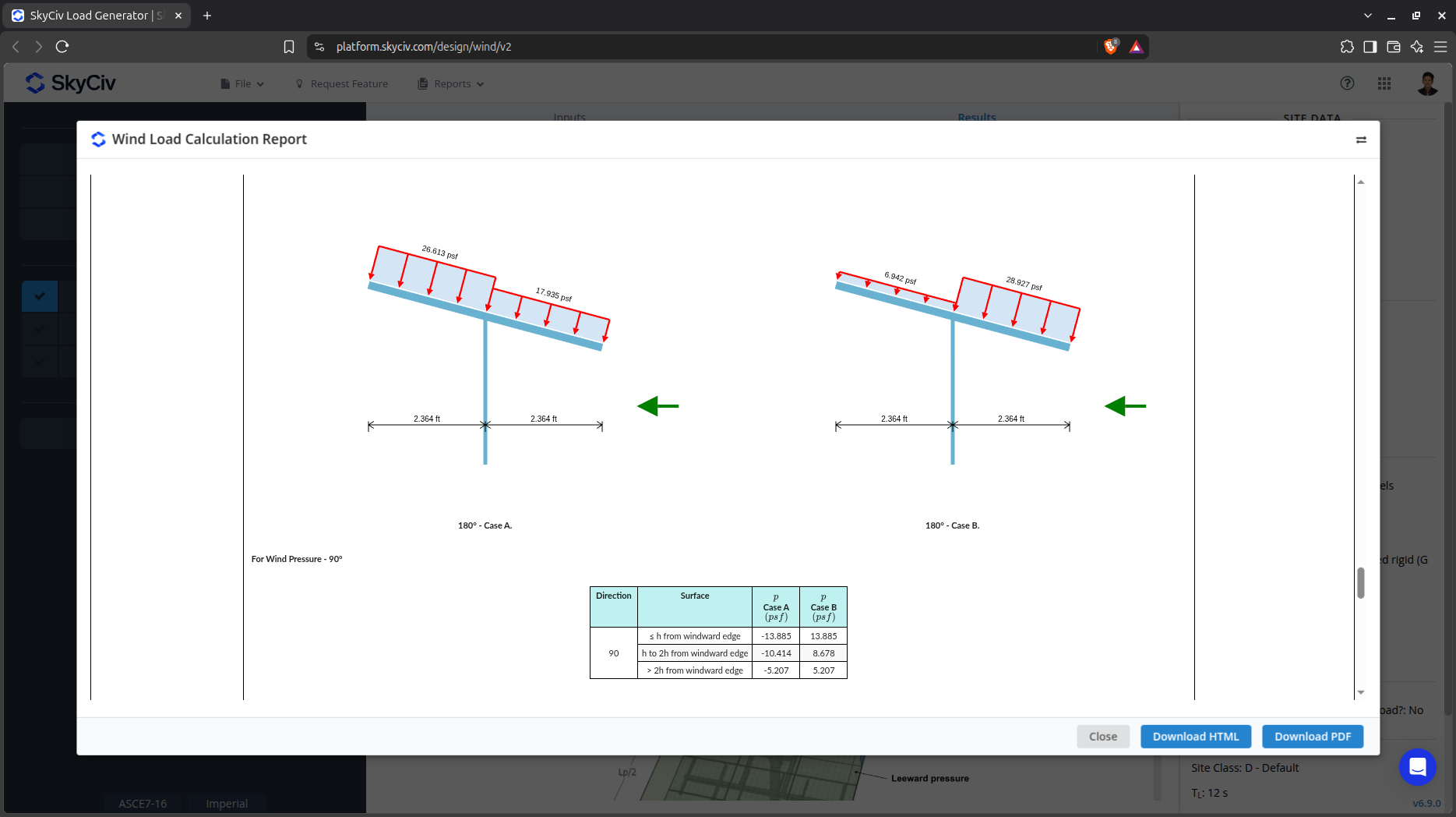 EKSENLER 7-16 detailed wind load report for ground solar panel