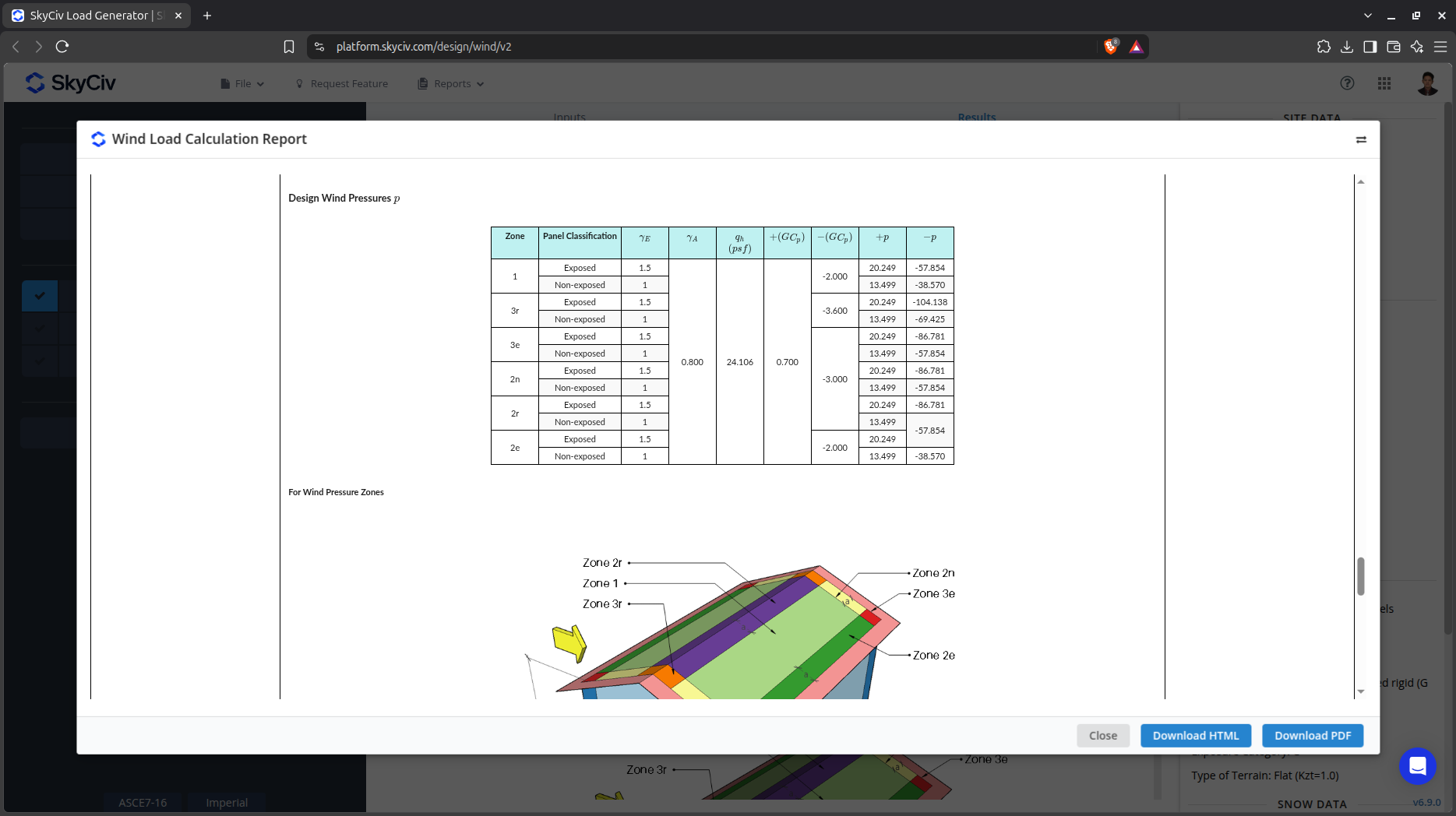 EKSENLER 7-16 Detailed wind load report for rooftop solar panel