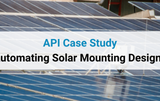 Estudio de caso de SkyCiv API_ Automatización de diseños de montaje solar