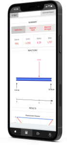 skyciv has a beam calculator for mobile