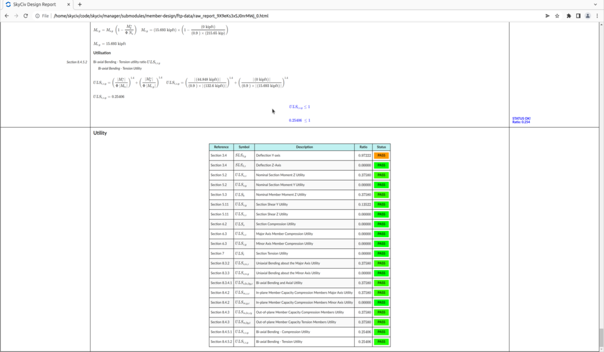 Member Report