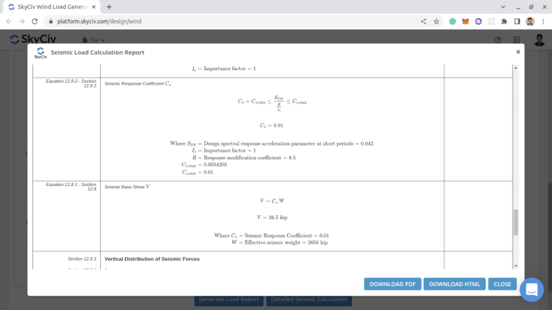 ASCE 7-16 Seismic Load Calculations | SkyCiv Engineering