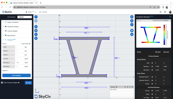 Skyciv Section Builder Skyciv