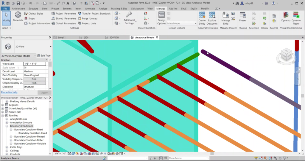 revit analytical model