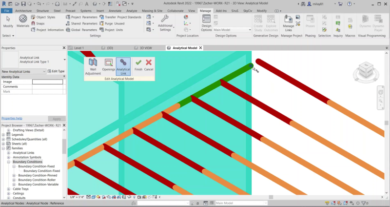 revit analytical model