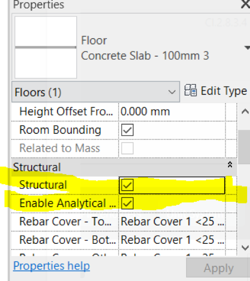 revit analytical model