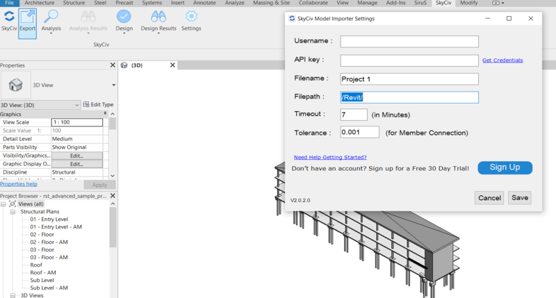 SkyCiv-3rdParty-latest Revit integration