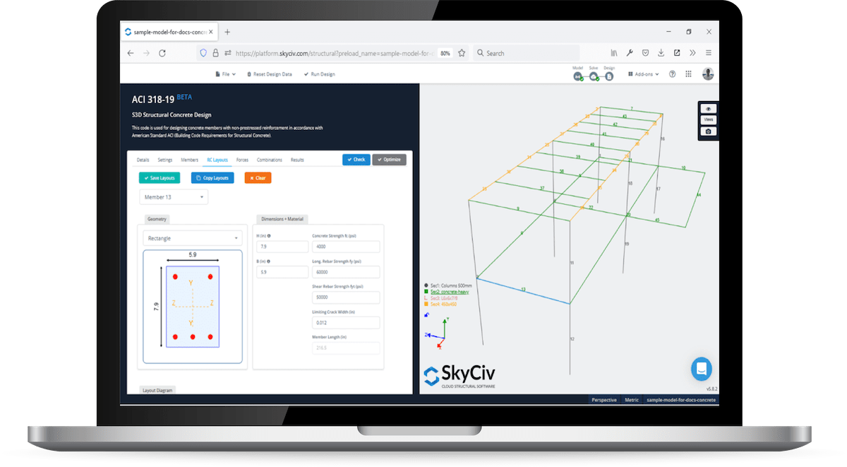 reinforced concrete structure design software