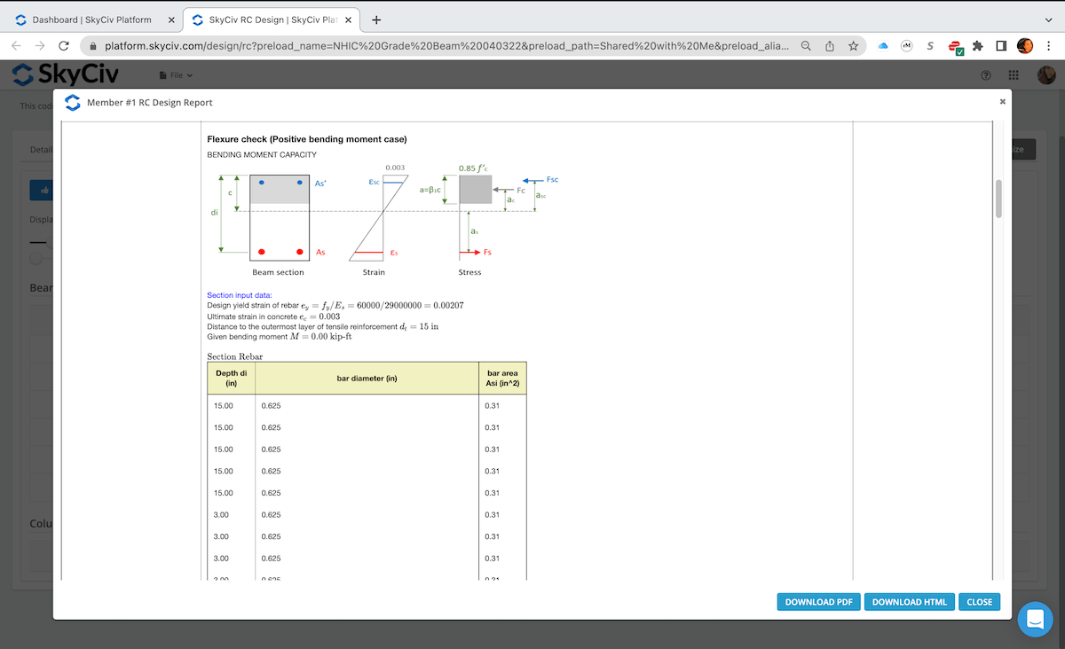 concrete report example-min