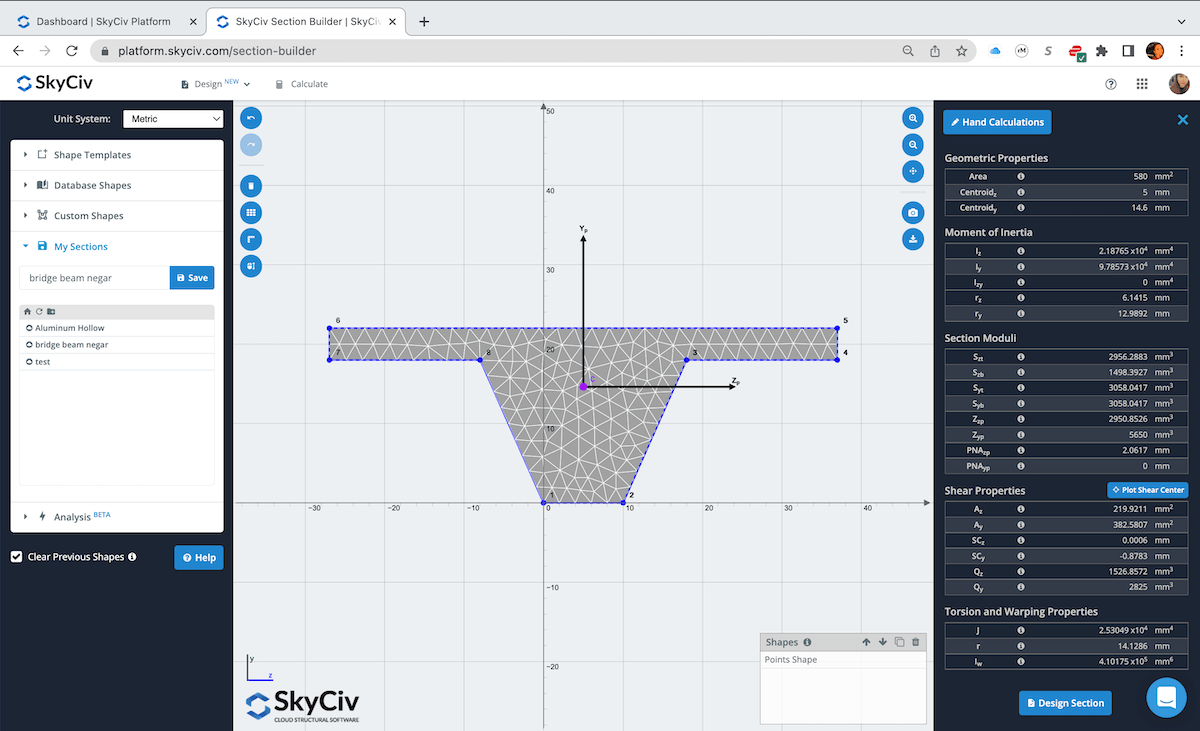 concrete section properties-min