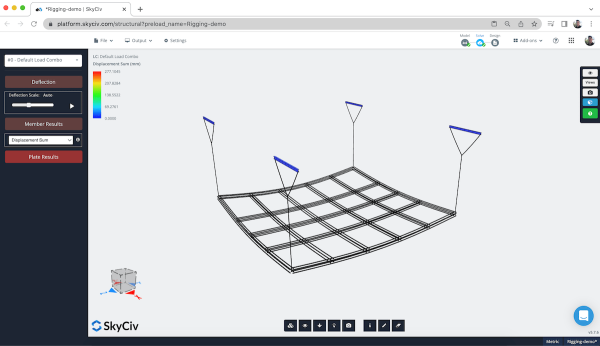 Structural Analysis Software For Event Rigging | SkyCiv