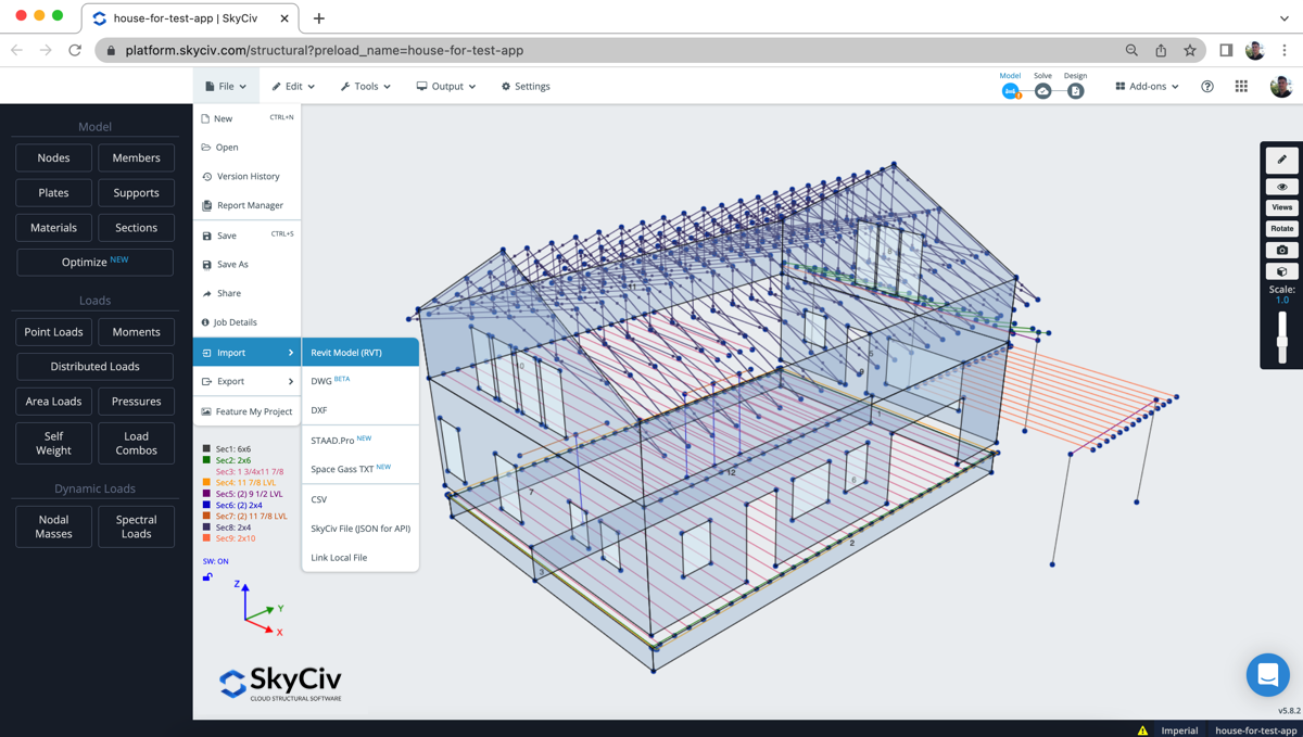 Revit SkyCiv-integratie | SkyCiv Engineering