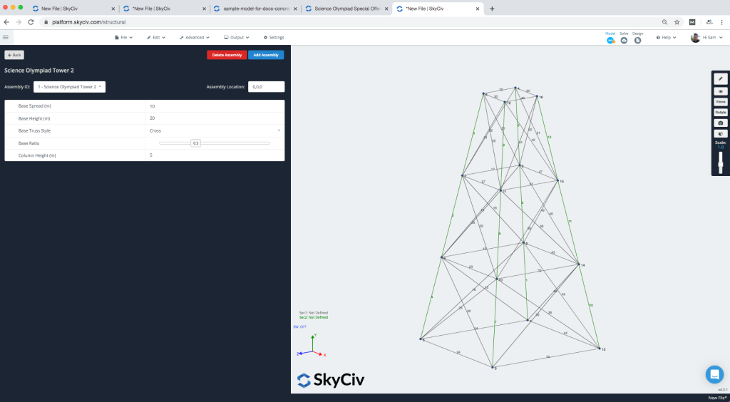 Science-olympiad-template-tower-2 | SkyCiv Engineering