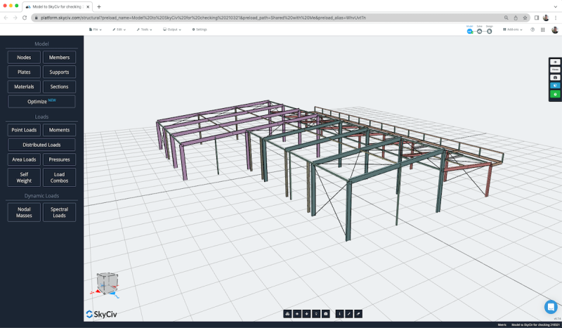 Free Structural Frame Calculator | Frame Analysis Online