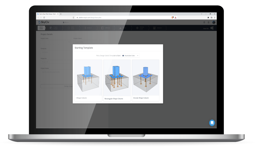 steel base plate design software