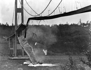Análisis de frecuencia -Puente Tacoma Narrows - Colapsar
