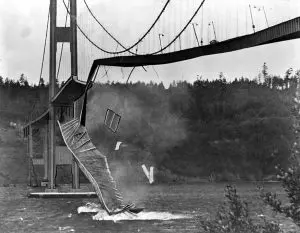 Frequency analysis -Tacoma Narrows Bridge - Collapse