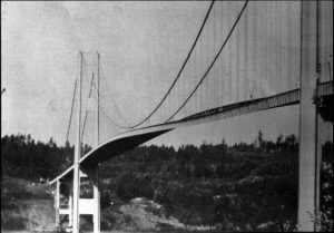 周波数解析 - タコマ ナローズ橋