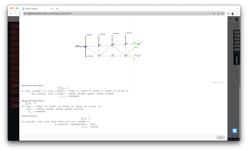 Truss Hand Calculations | SkyCiv Engineering